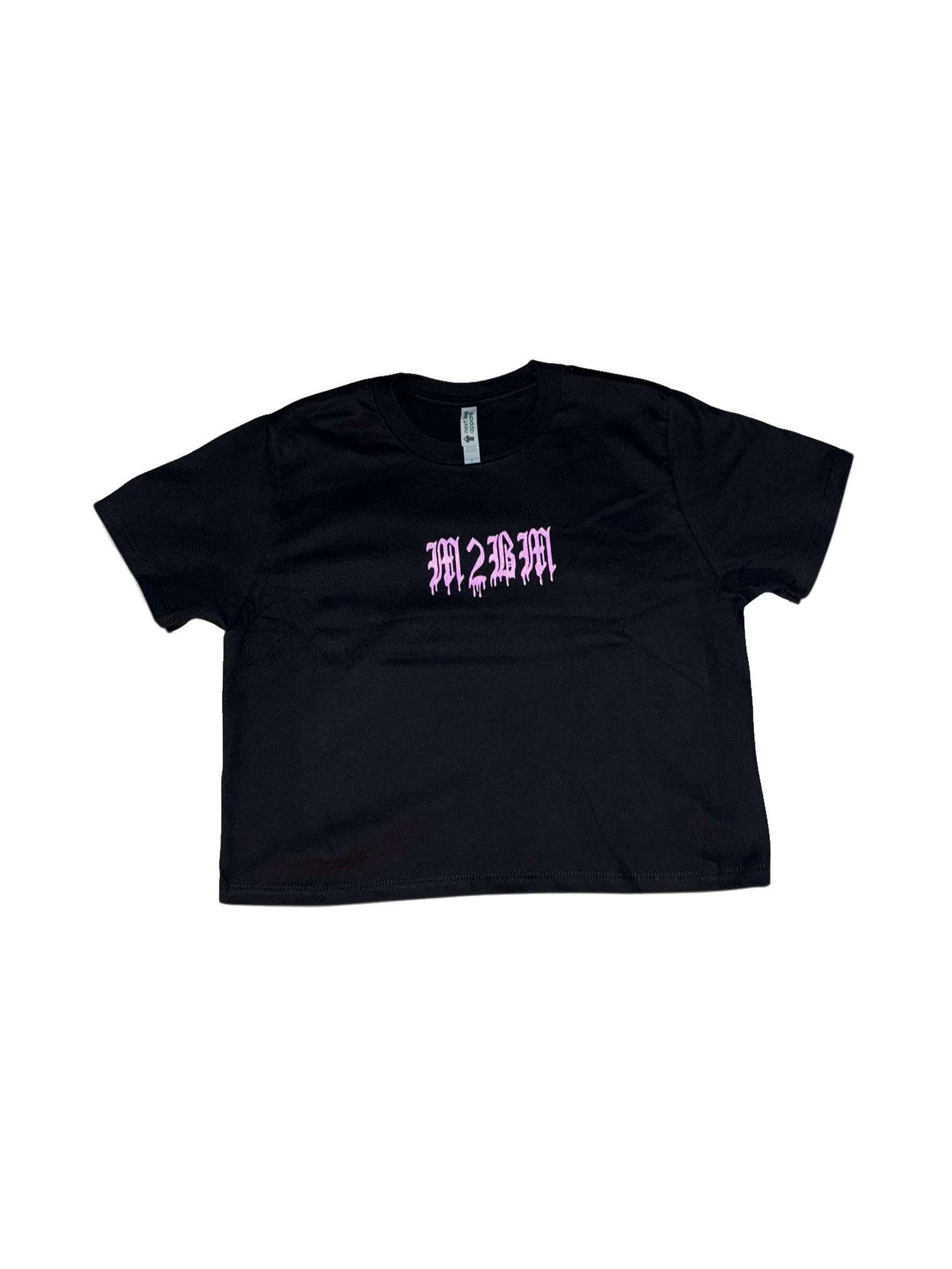 M2BM Black Crop Tee